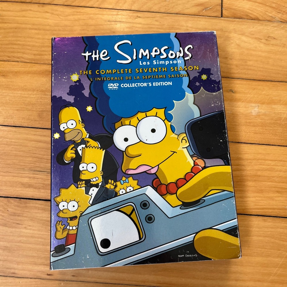 The Simpsons The Complete Seventh Season 7 DVD Collector's Edition 4-Disc Set
